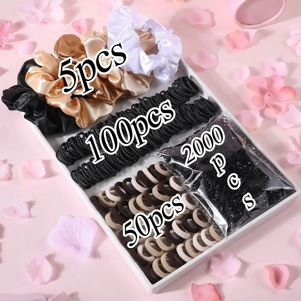 2155 Piece Colourful Hair Bands Set for Girls