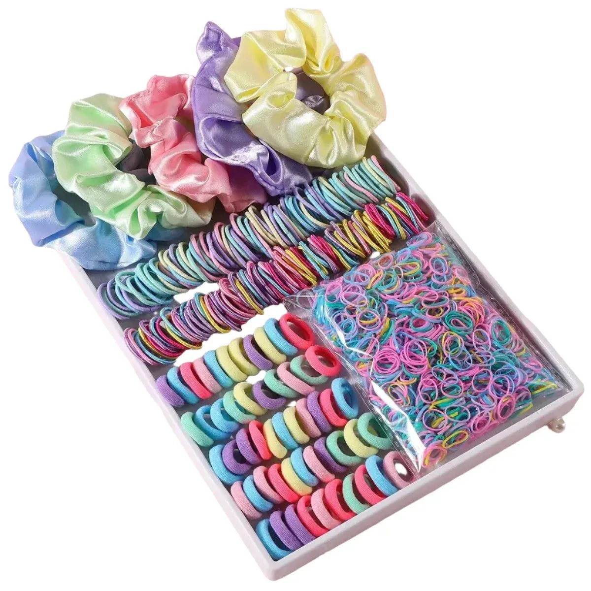 2155 Piece Colourful Hair Bands Set for Girls