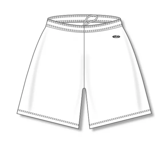 Athletic Knit (AK) LS1300M-000 Mens White Lacrosse Shorts