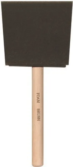 Bestt-Liebco All Paint Foam Paint Brush With Wood Handle 3 Inch