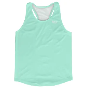 Blank Blue Mint Running Racerback Singlet Track Tops Made In USA