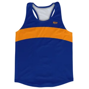 Blue Royal And Tennessee Orange Running Track Tops Made In USA