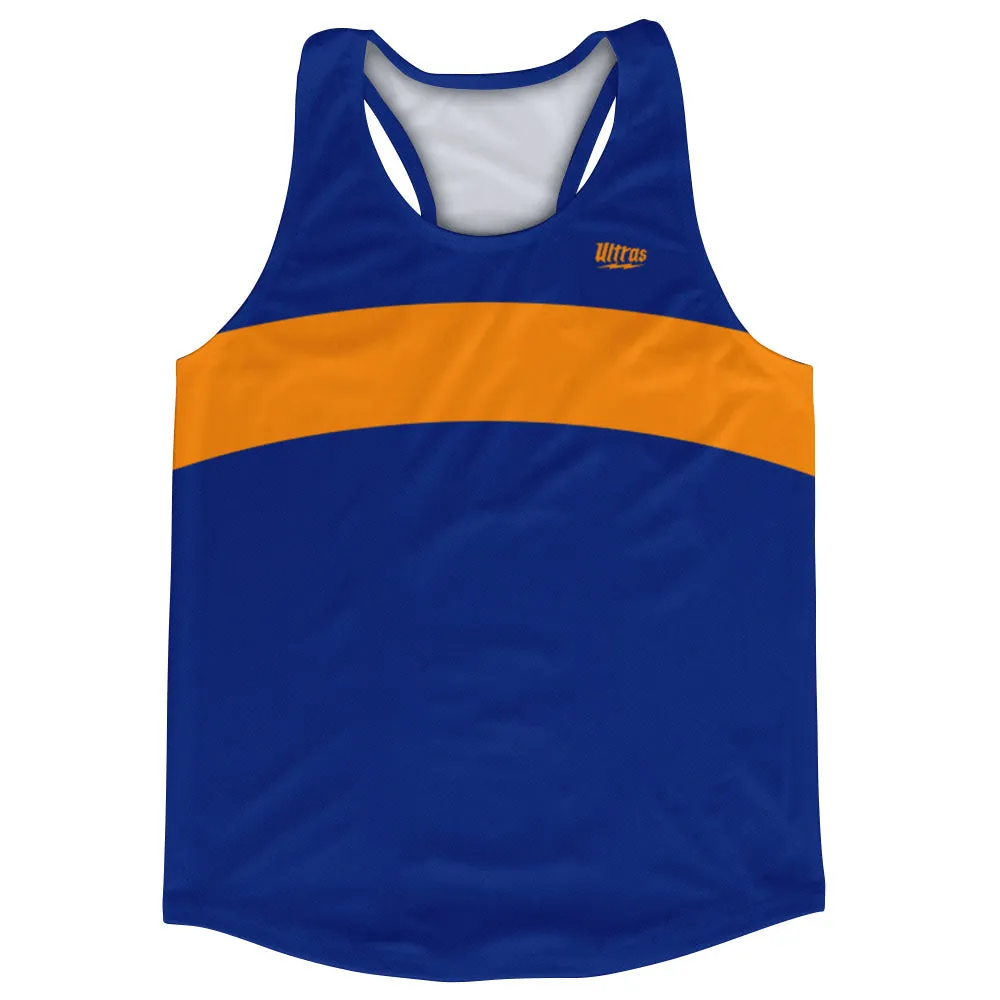 Blue Royal And Tennessee Orange Running Track Tops Made In USA