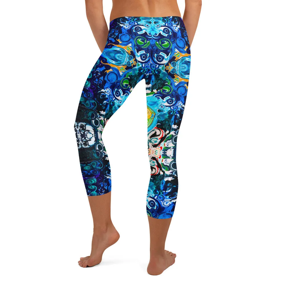 Cosmic Energy Capri Leggings