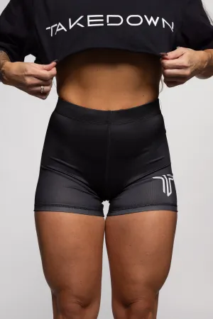 Essential Womens Compression Short - Black