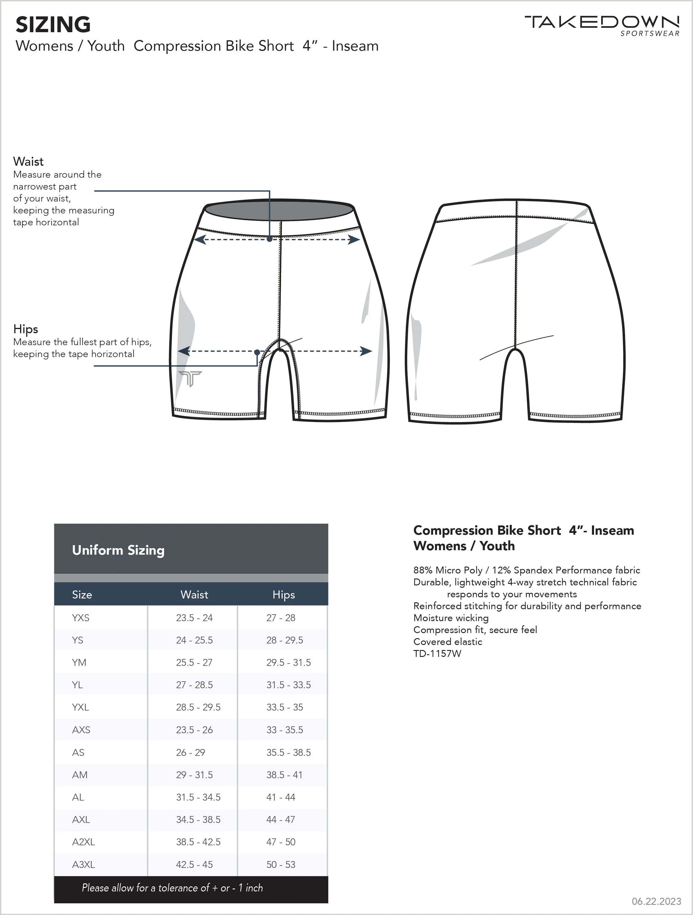 Essential Womens Compression Short - Navy