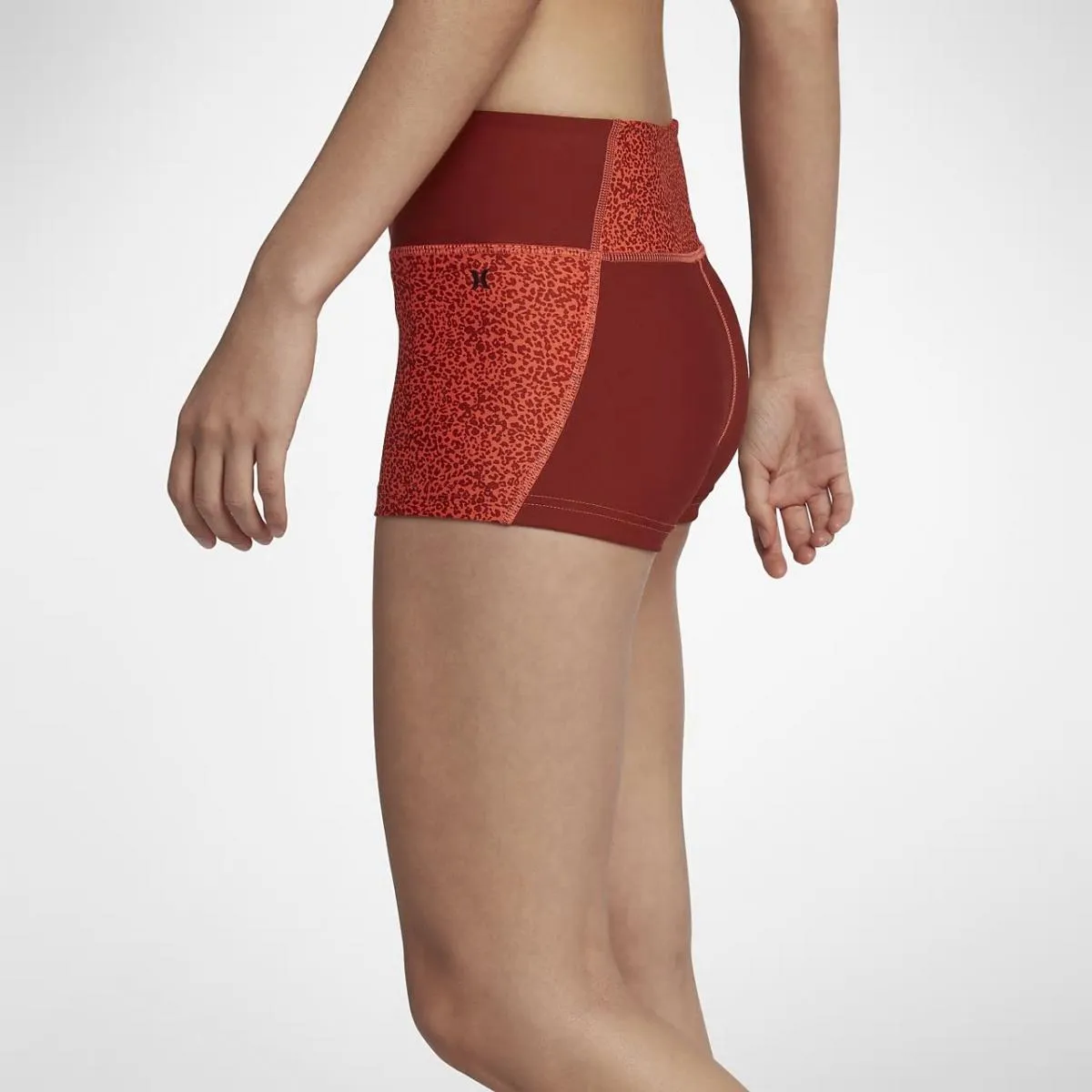 Hurley Cheetah Surf Compression Shorts Rush Coral