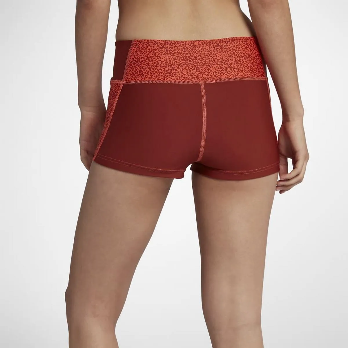 Hurley Cheetah Surf Compression Shorts Rush Coral