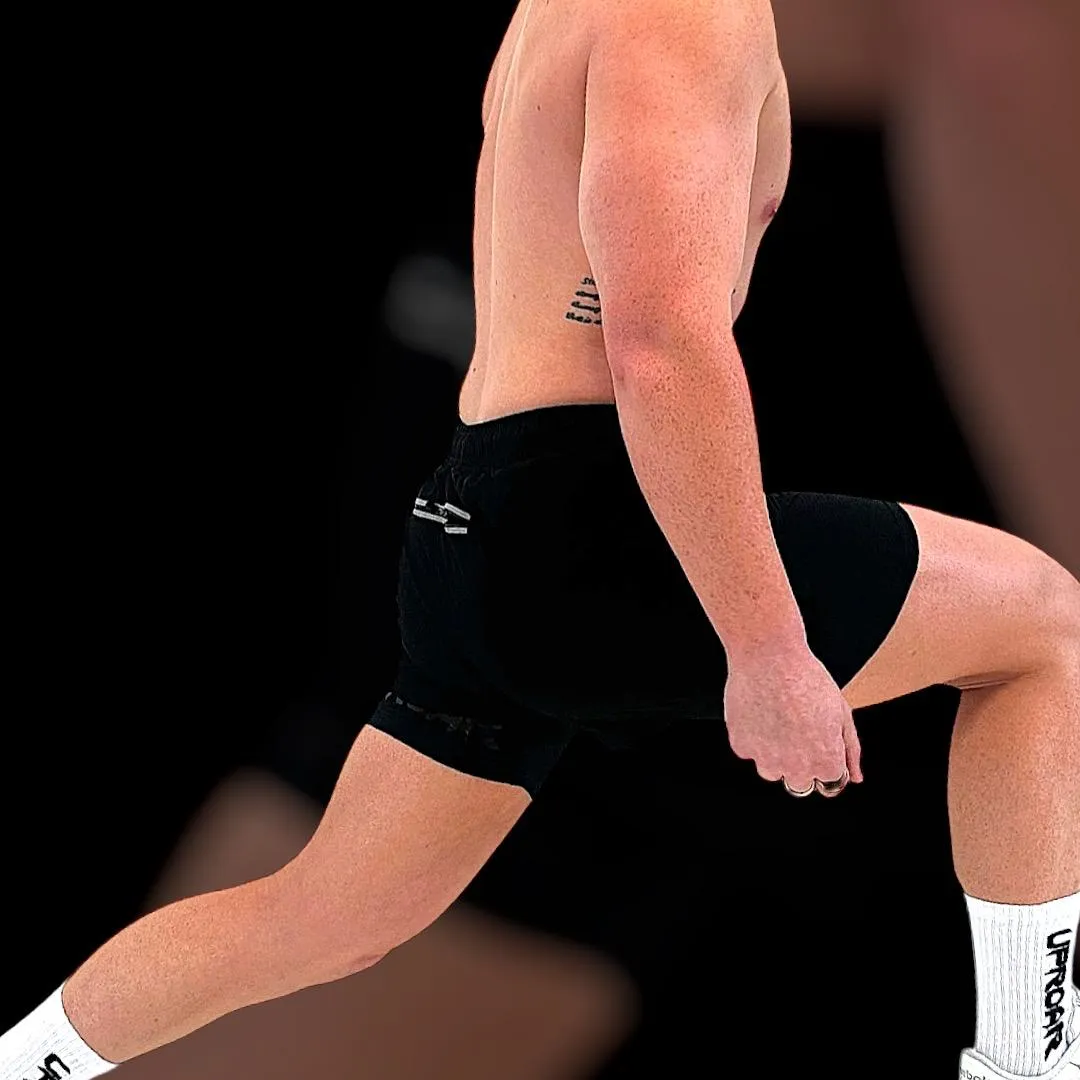 HyperFlex Duo 2 in 1 Training Shorts Black