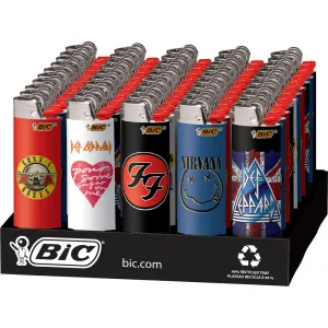 Lighters - Rock Bands - Assorted