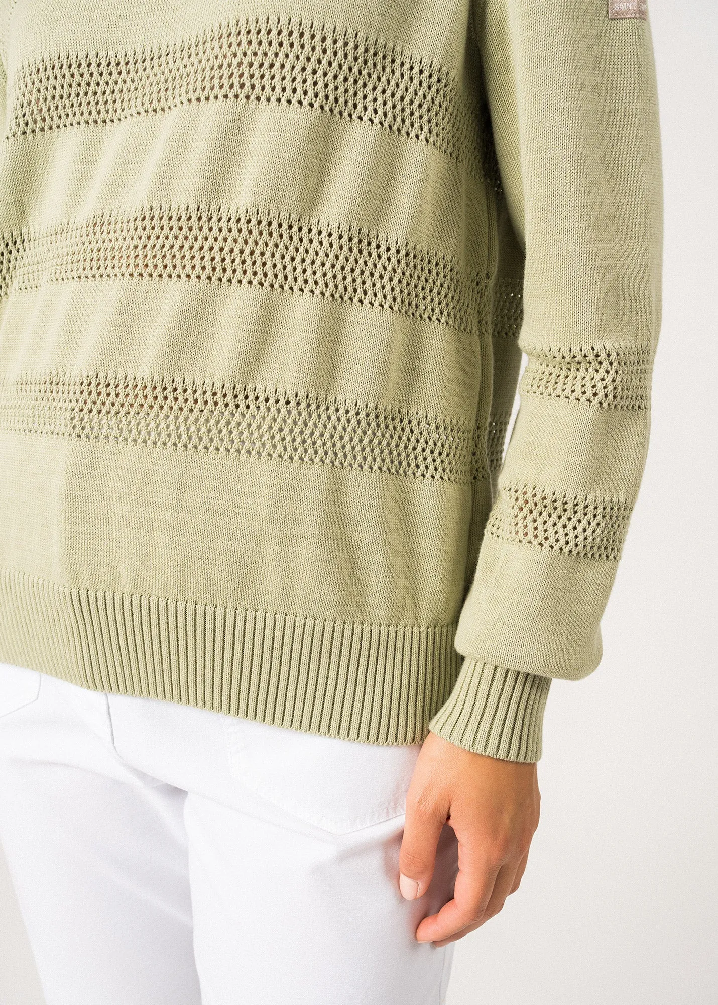 Monaco Open-Knit Jumper  cotton (AMANDIER)