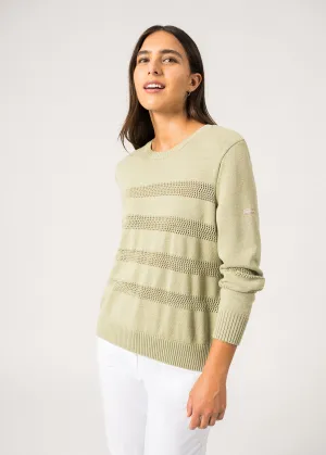 Monaco Open-Knit Jumper  cotton (AMANDIER)