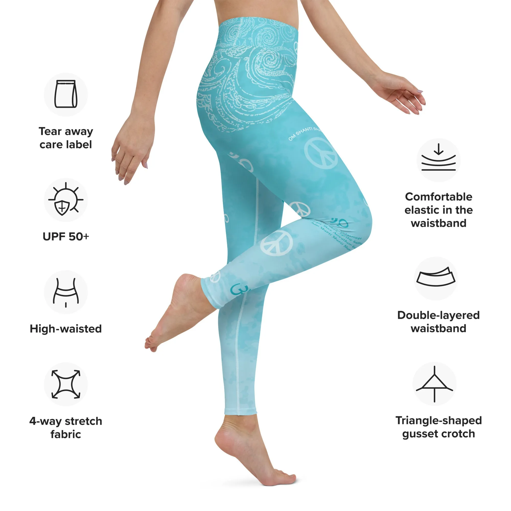 Om Shanti - Yoga Pants
