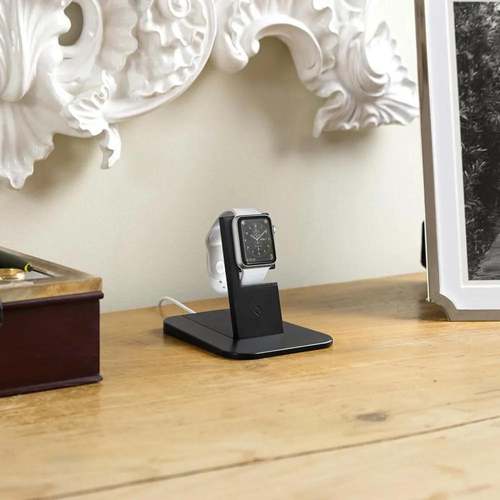 [OPEN BOX] TWELVE SOUTH HiRise Charging Stand for Apple Watch Black