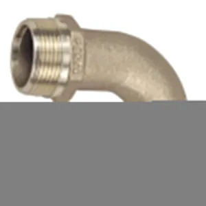 Perko 1-1/4" Pipe to Hose Adapter 90 Degree Bronze MADE IN THE USA [0063DP7PLB]