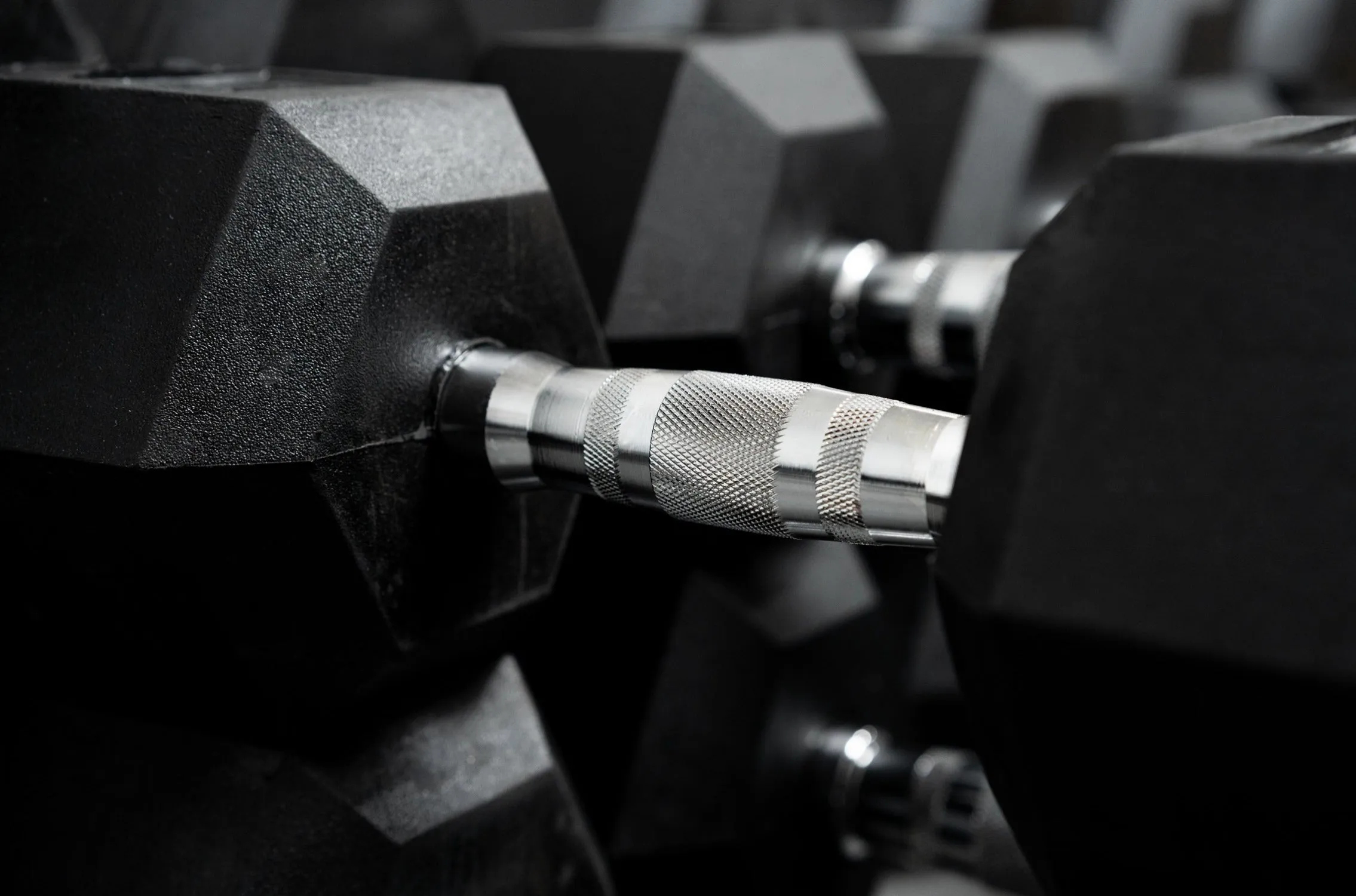 Rubber Hex Dumbbell Sets