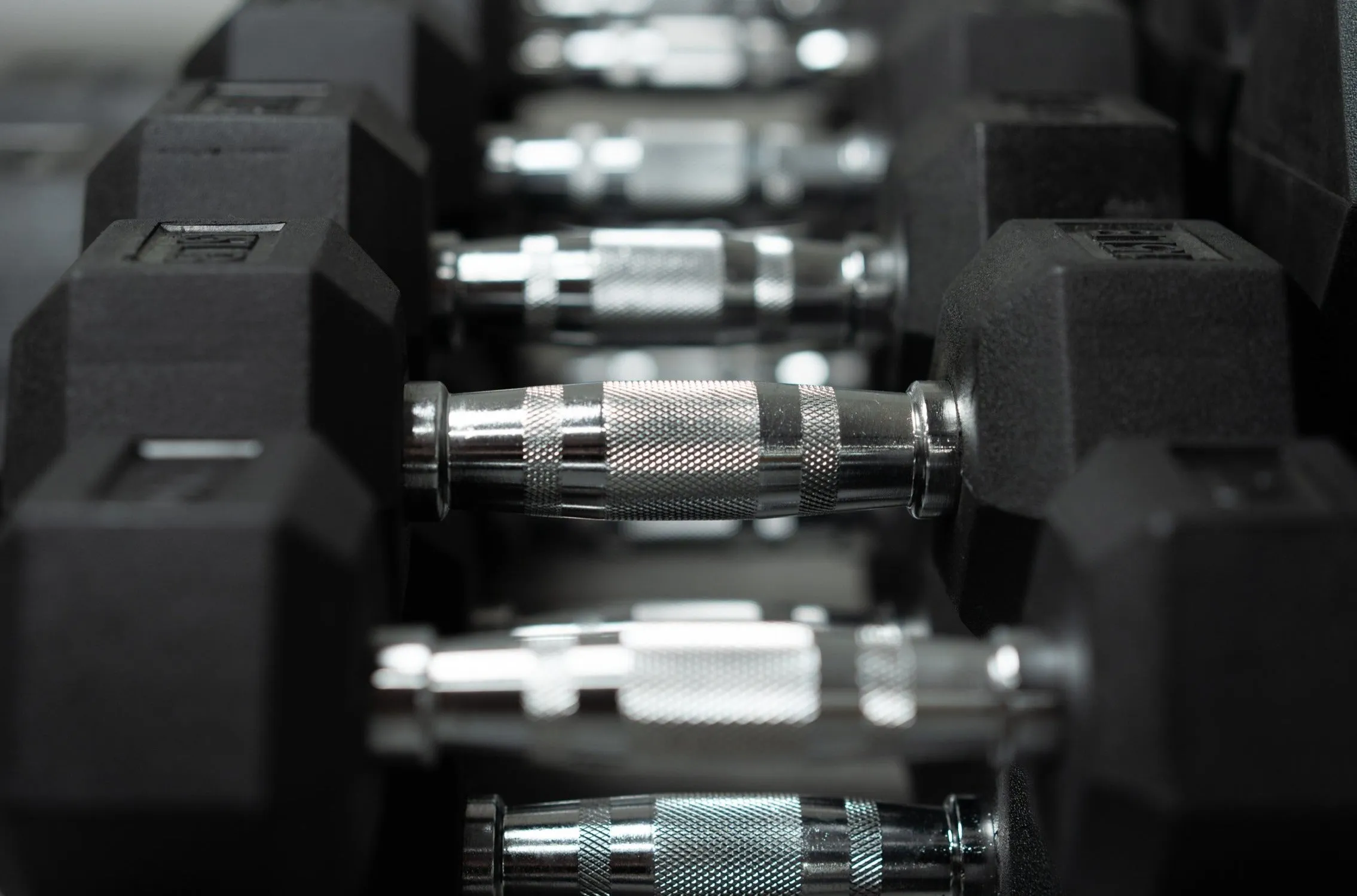 Rubber Hex Dumbbell Sets