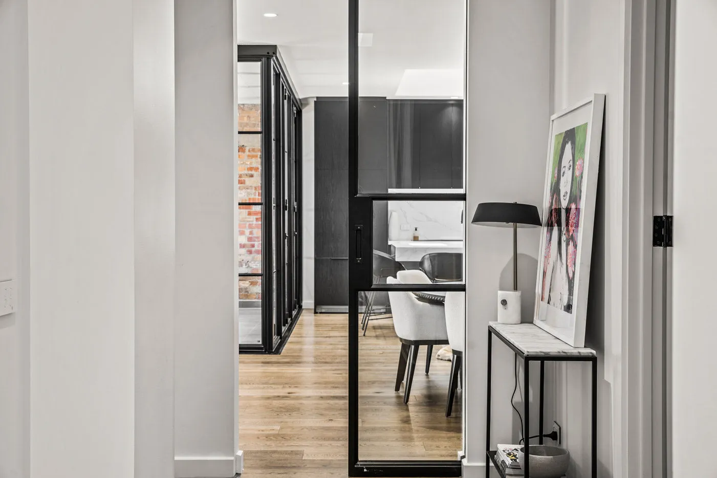 Steel Frame Glass Internal Cavity Sliding Doors - Galvanised FPS50 Profile - Zen Doors & Windows