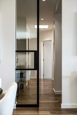 Steel Frame Glass Internal Cavity Sliding Doors - Galvanised FPS50 Profile - Zen Doors & Windows