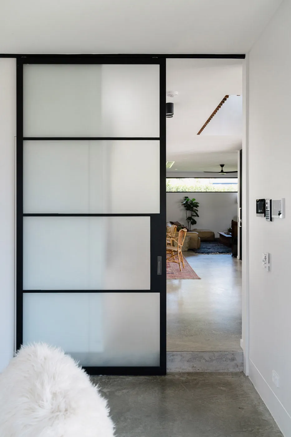 Steel Frame Glass Internal Cavity Sliding Doors - Galvanised FPS50 Profile - Zen Doors & Windows