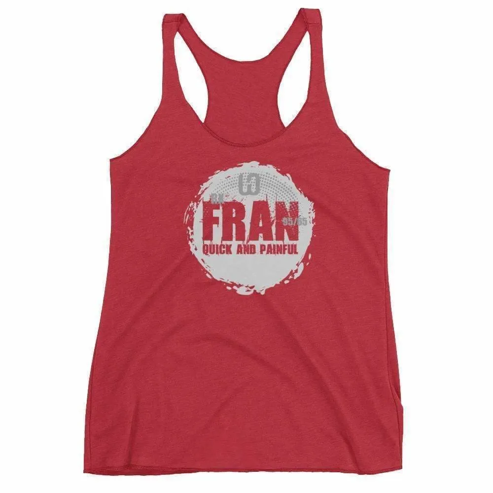 WOD Obsessed Fran - Quick & Painful Women's Racerback Tank