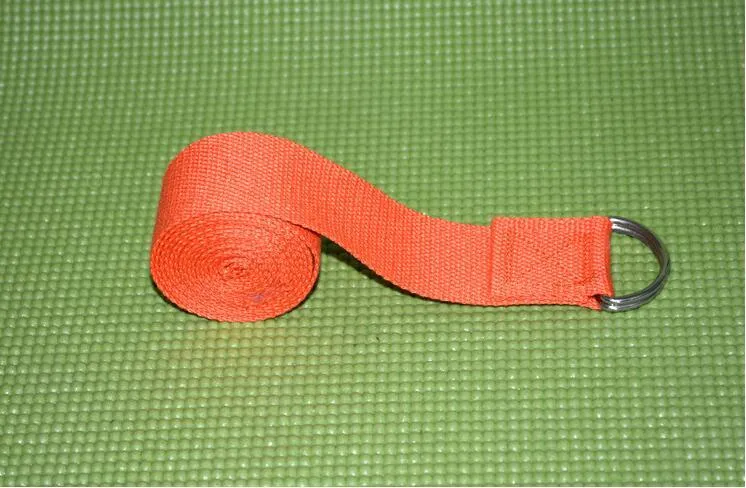 Yoga rope stretch with cotton yoga tension band